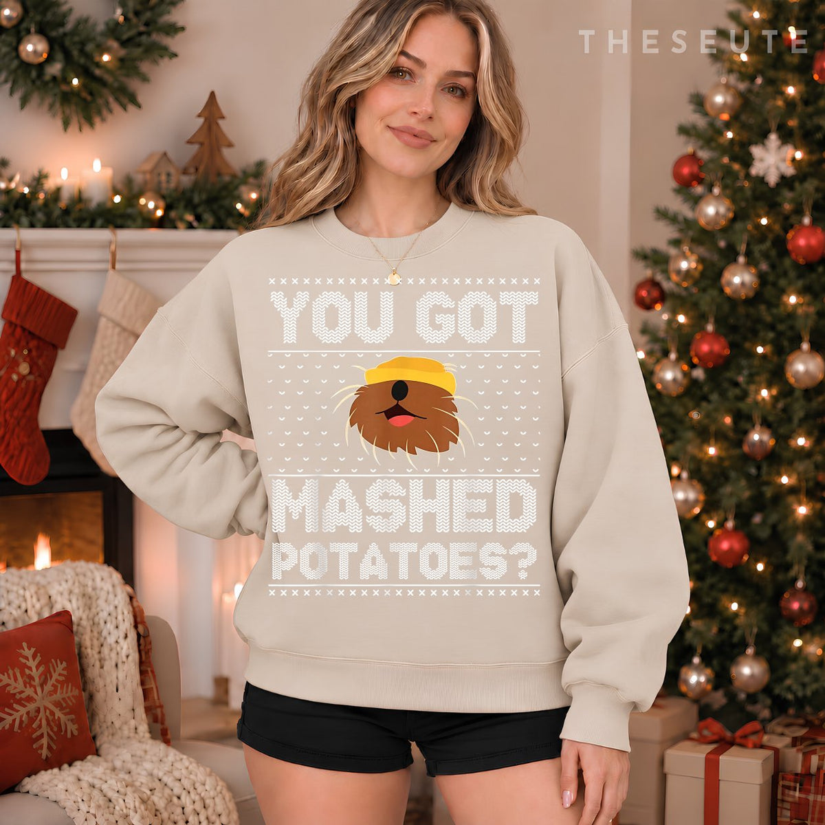 You Got Mashed Potatoes Ugly Christmas Sweatshirt