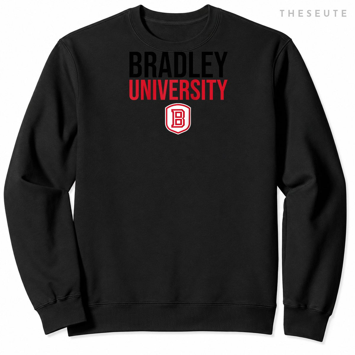 Bradley University Braves Stacked Sweatshirt