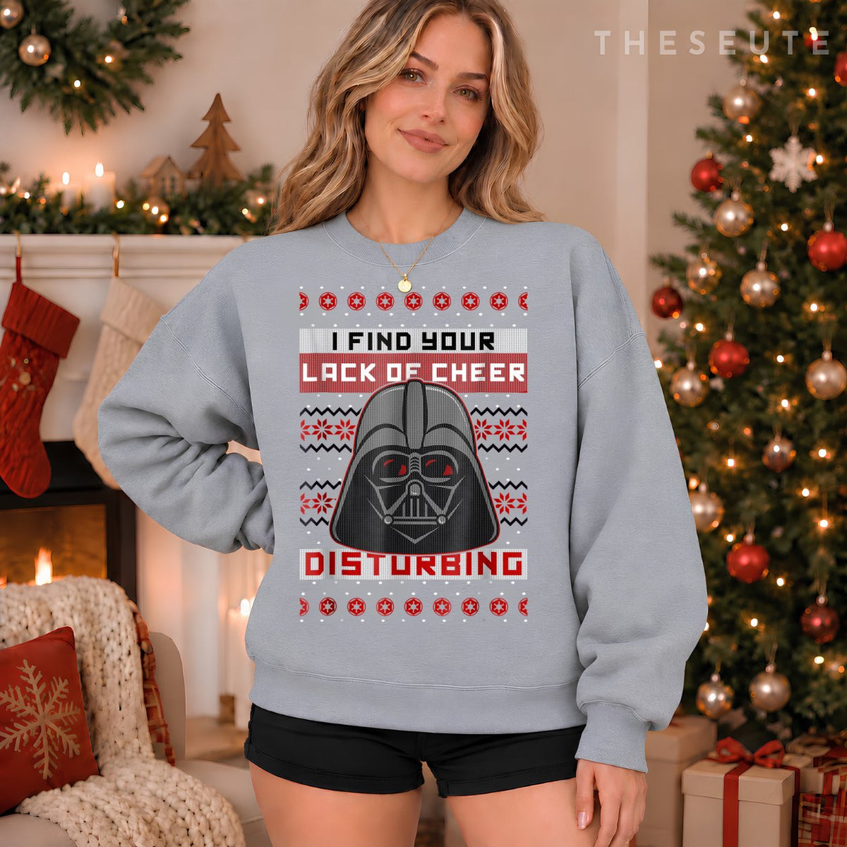 Star Wars Vader Lack Of Cheer Ugly Christmas Sweatshirt