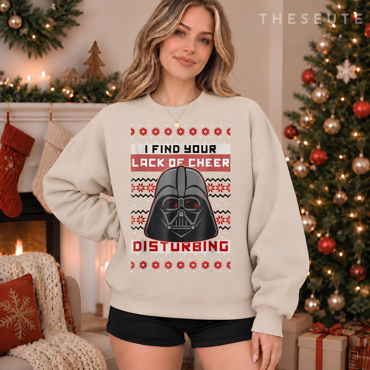 Star Wars Vader Lack Of Cheer Ugly Christmas Sweatshirt