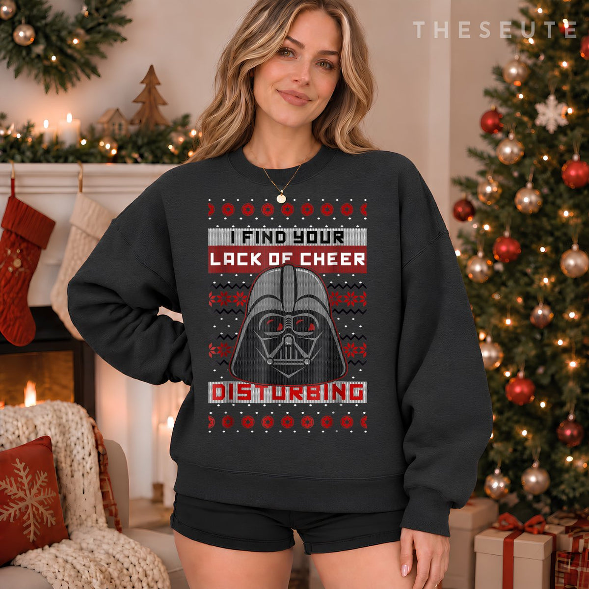 Star Wars Vader Lack Of Cheer Ugly Christmas Sweatshirt