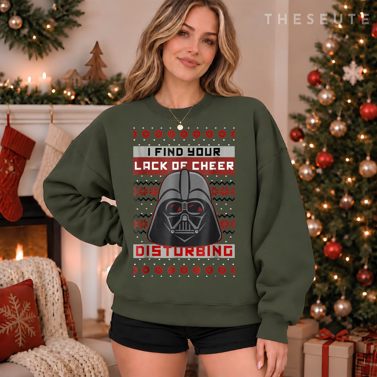 Star Wars Vader Lack Of Cheer Ugly Christmas Sweatshirt