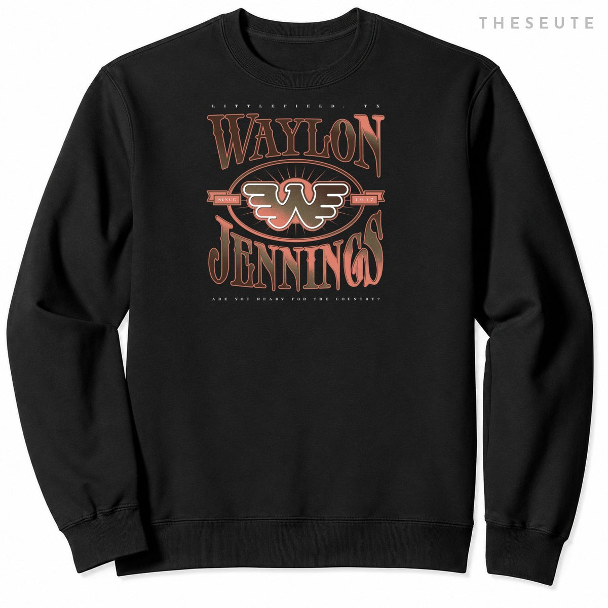 Waylon Jennings - Official Merchandise - Waylon Sweatshirt