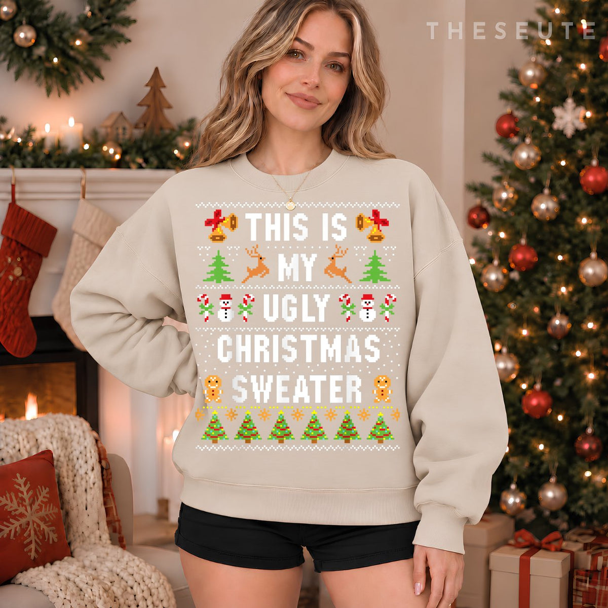 This Is My Ugly Sweatshirt Funny Christmas Sweatshirt