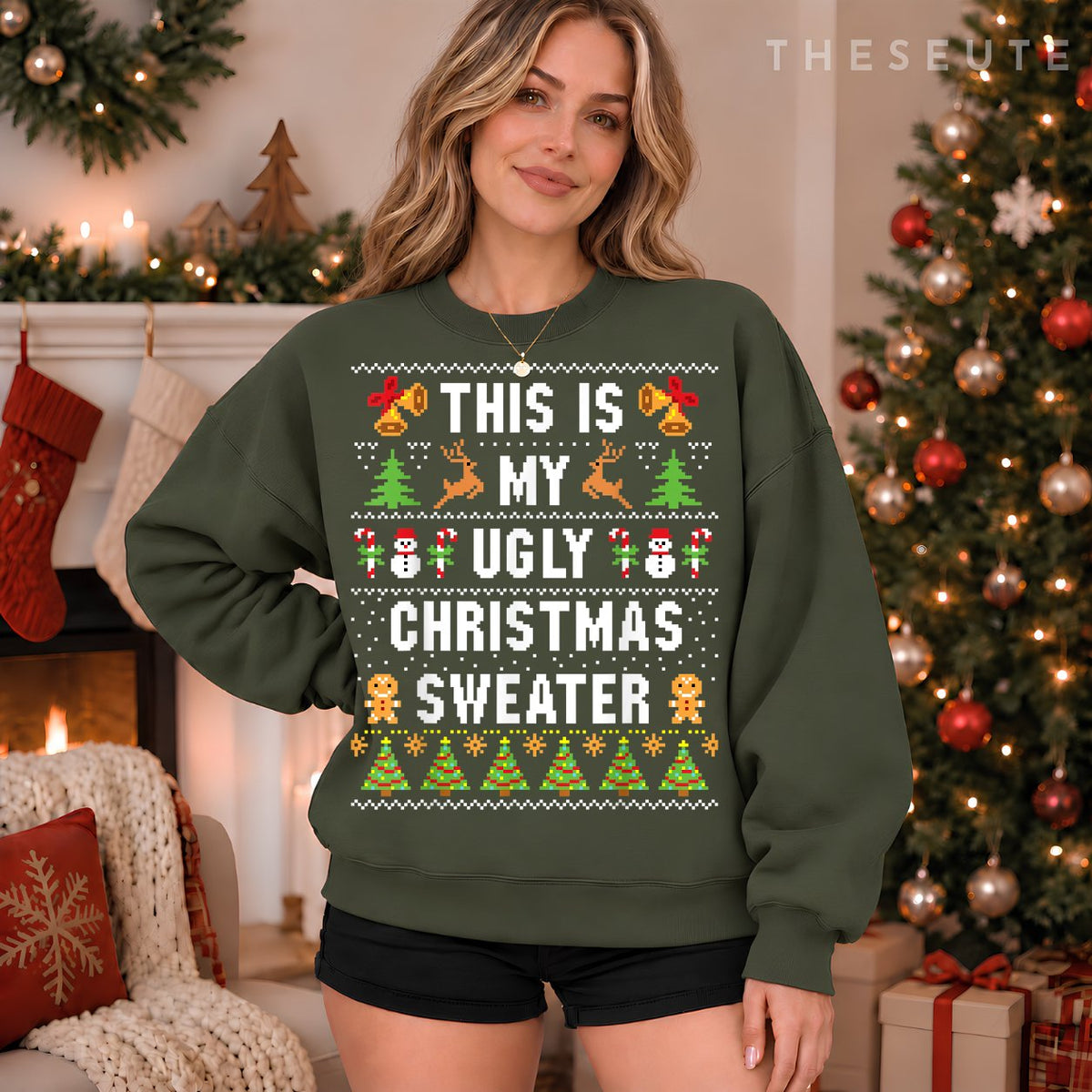 This Is My Ugly Sweatshirt Funny Christmas Sweatshirt