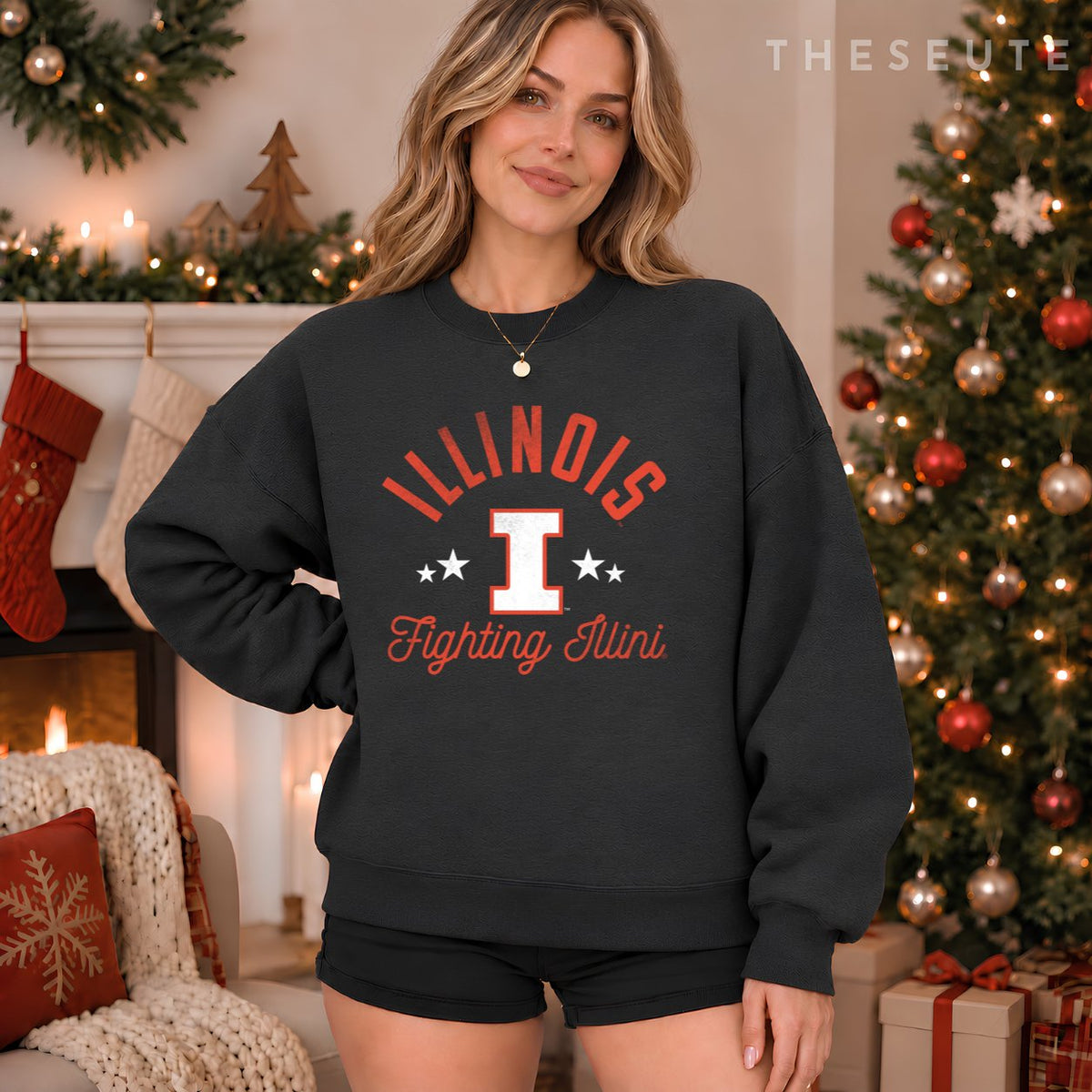University of Illinois Fighting Illini Logo Sweatshirt