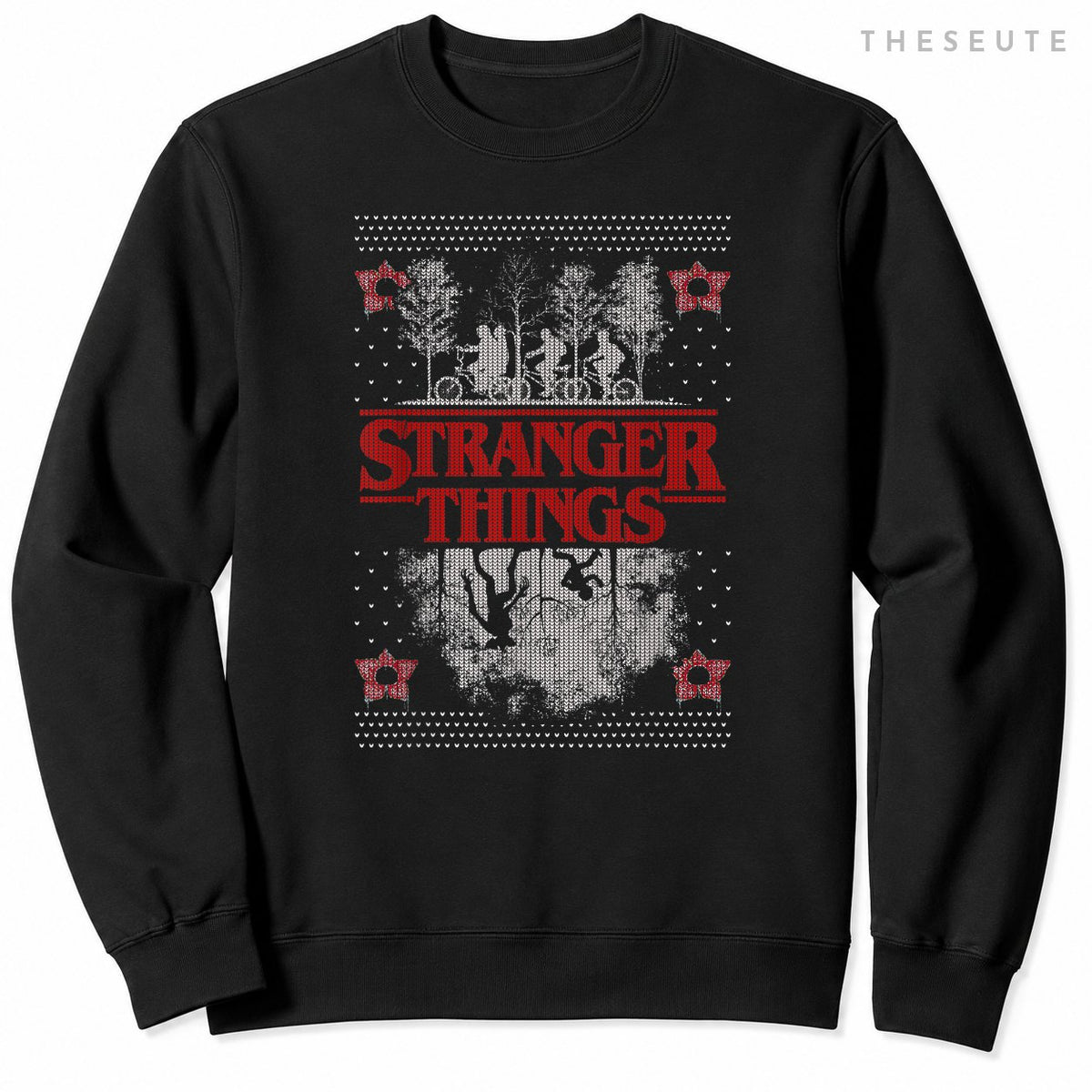 Netflix Stranger Things Ugly Christmas Sweatshirt Style Sweatshirt