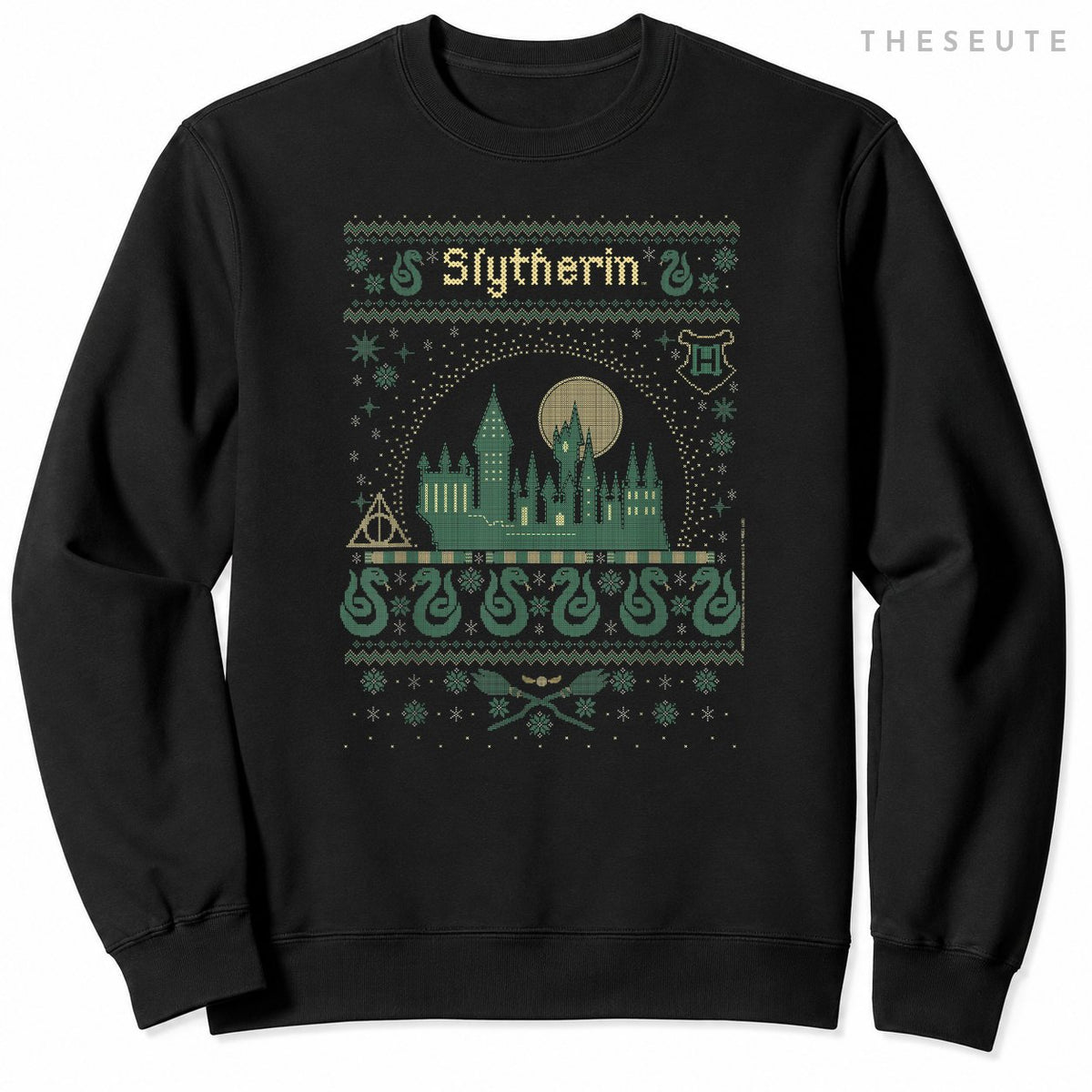 Harry Potter Christmas Slytherin Ugly Sweatshirt