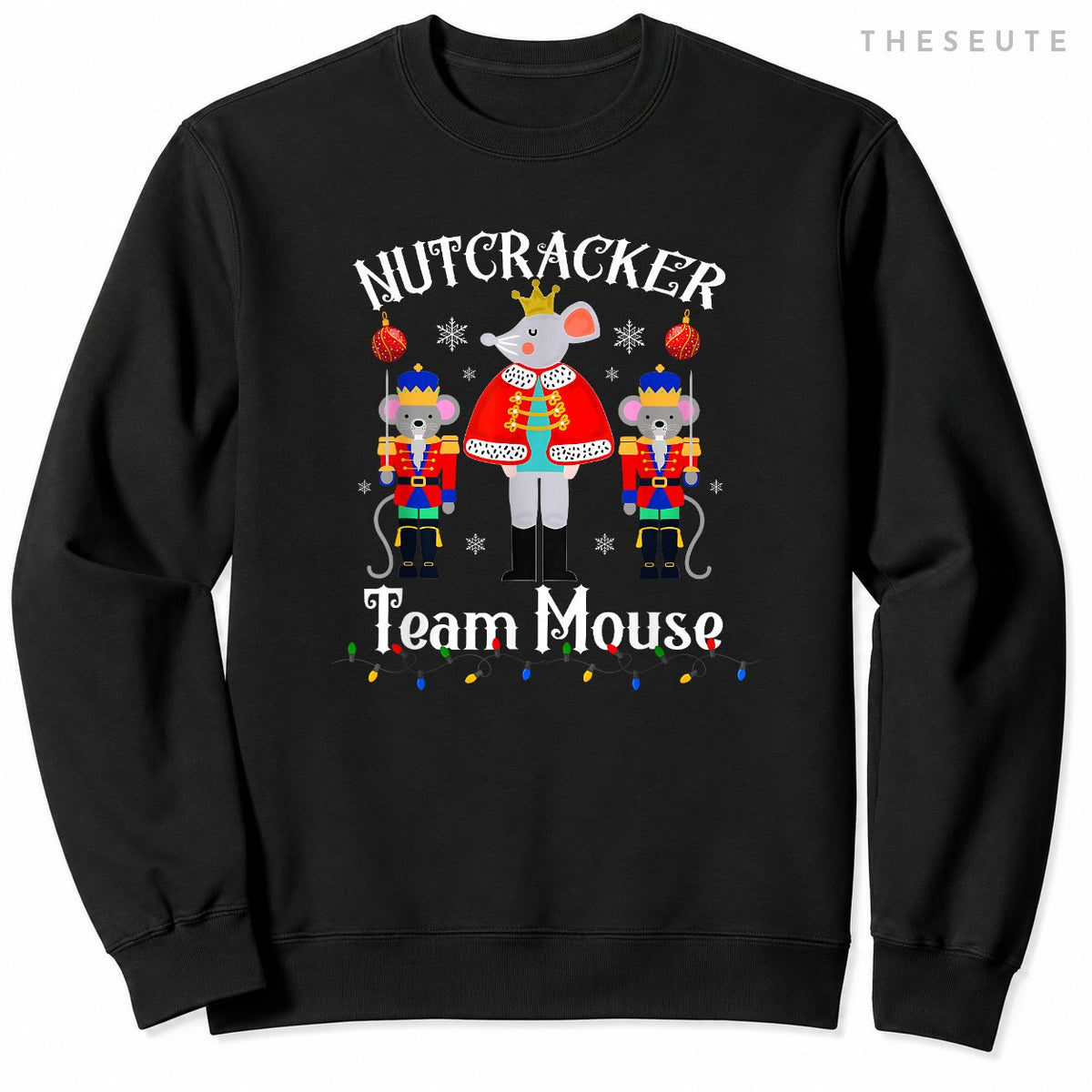 Team Mouse Nutcracker Christmas Dance Funny Soldier Kids Sweatshirt