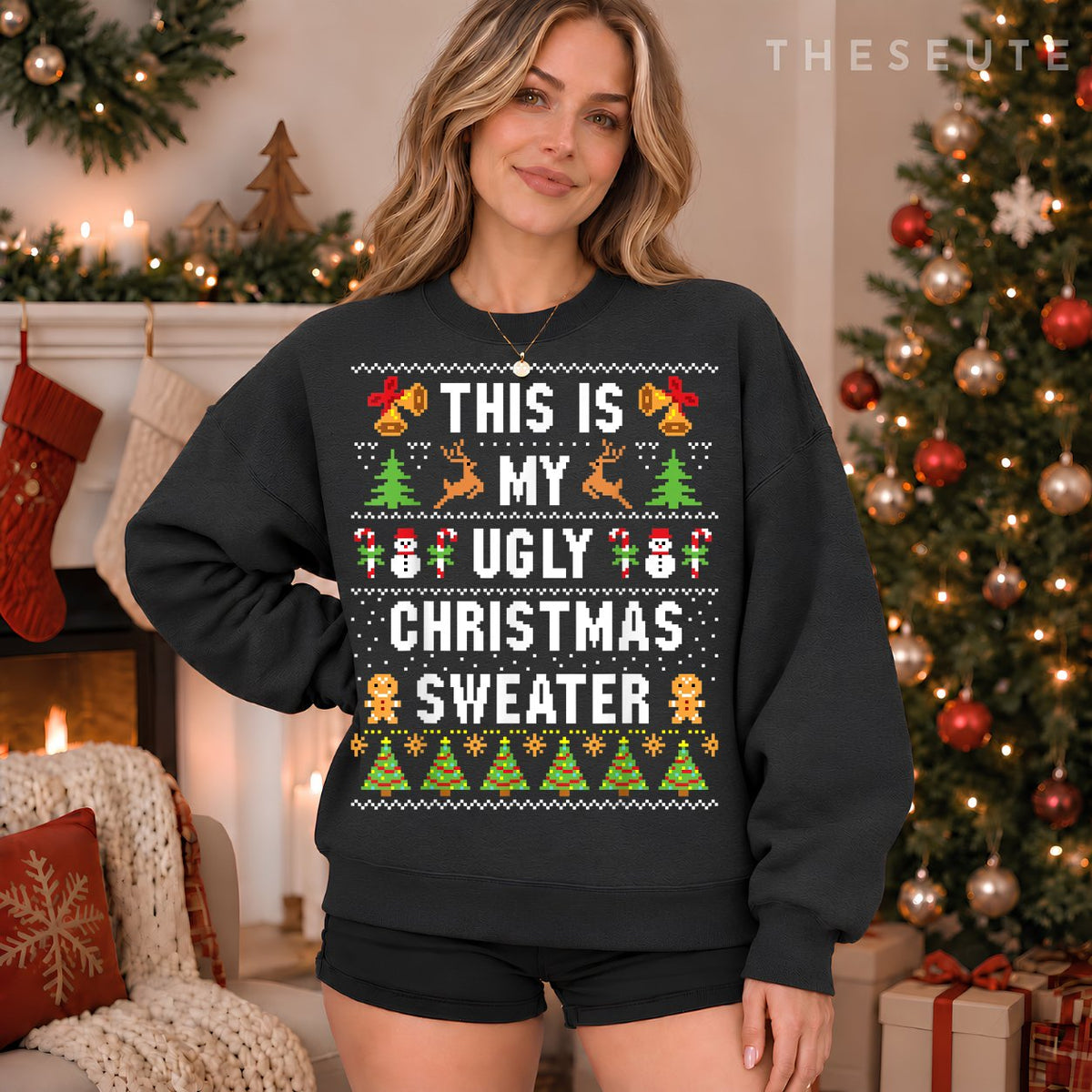 This Is My Ugly Sweatshirt Funny Christmas Sweatshirt