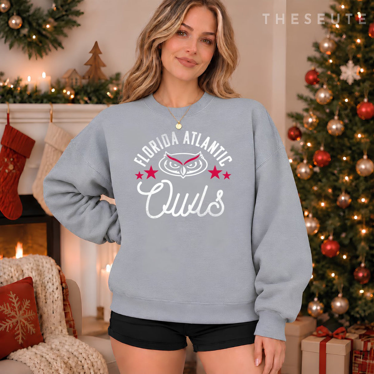 Florida Atlantic University FAU Owls Logo Sweatshirt