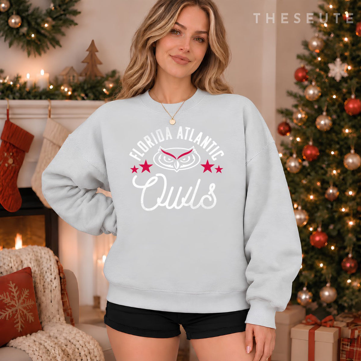 Florida Atlantic University FAU Owls Logo Sweatshirt