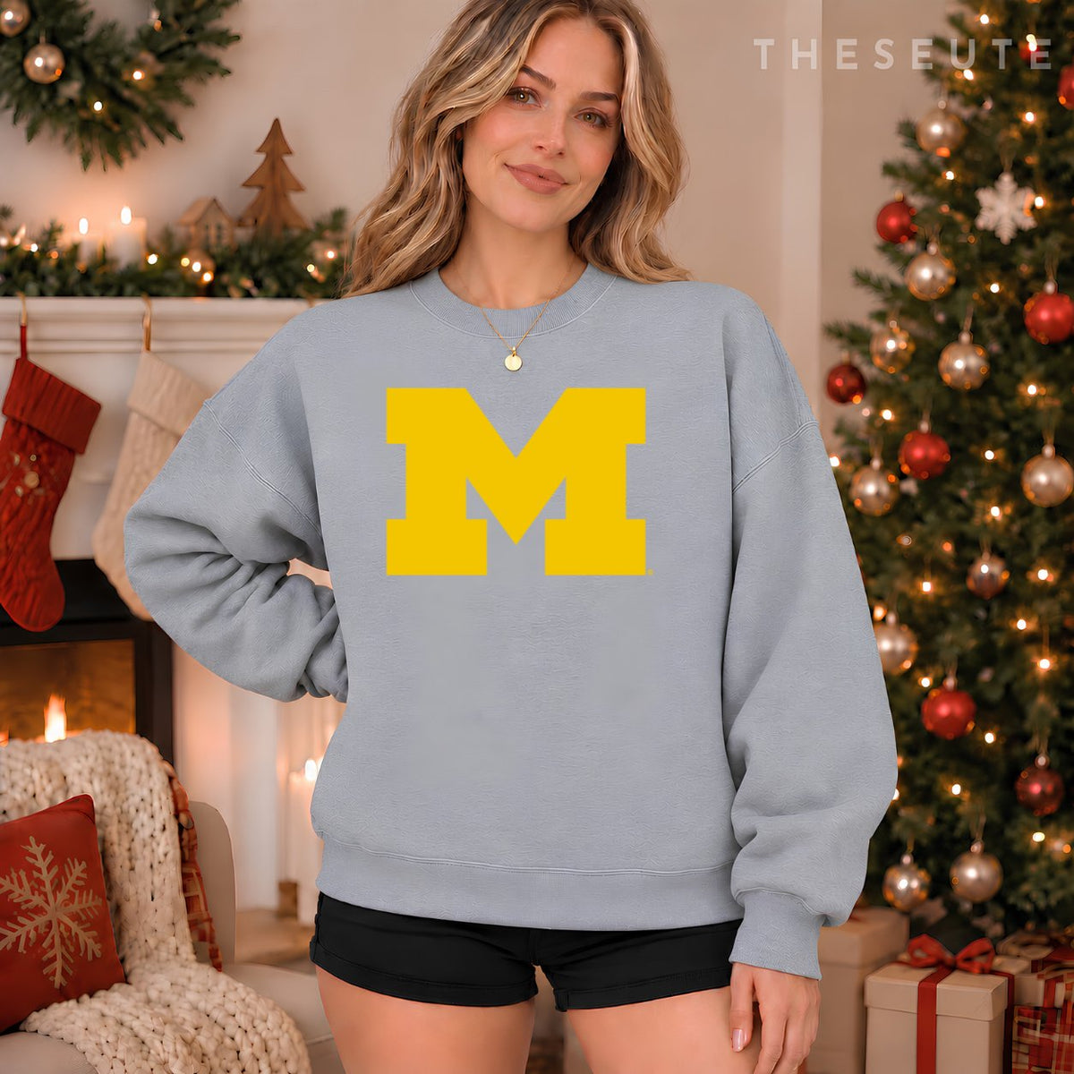 University of Michigan Wolverines U of M Primary Logo Sweatshirt