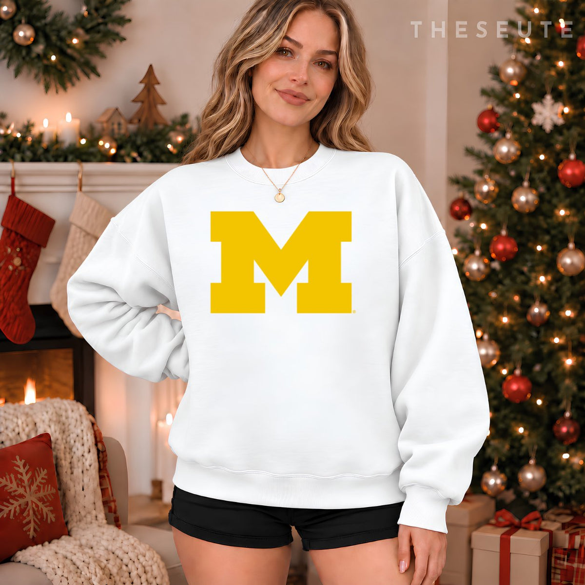 University of Michigan Wolverines U of M Primary Logo Sweatshirt