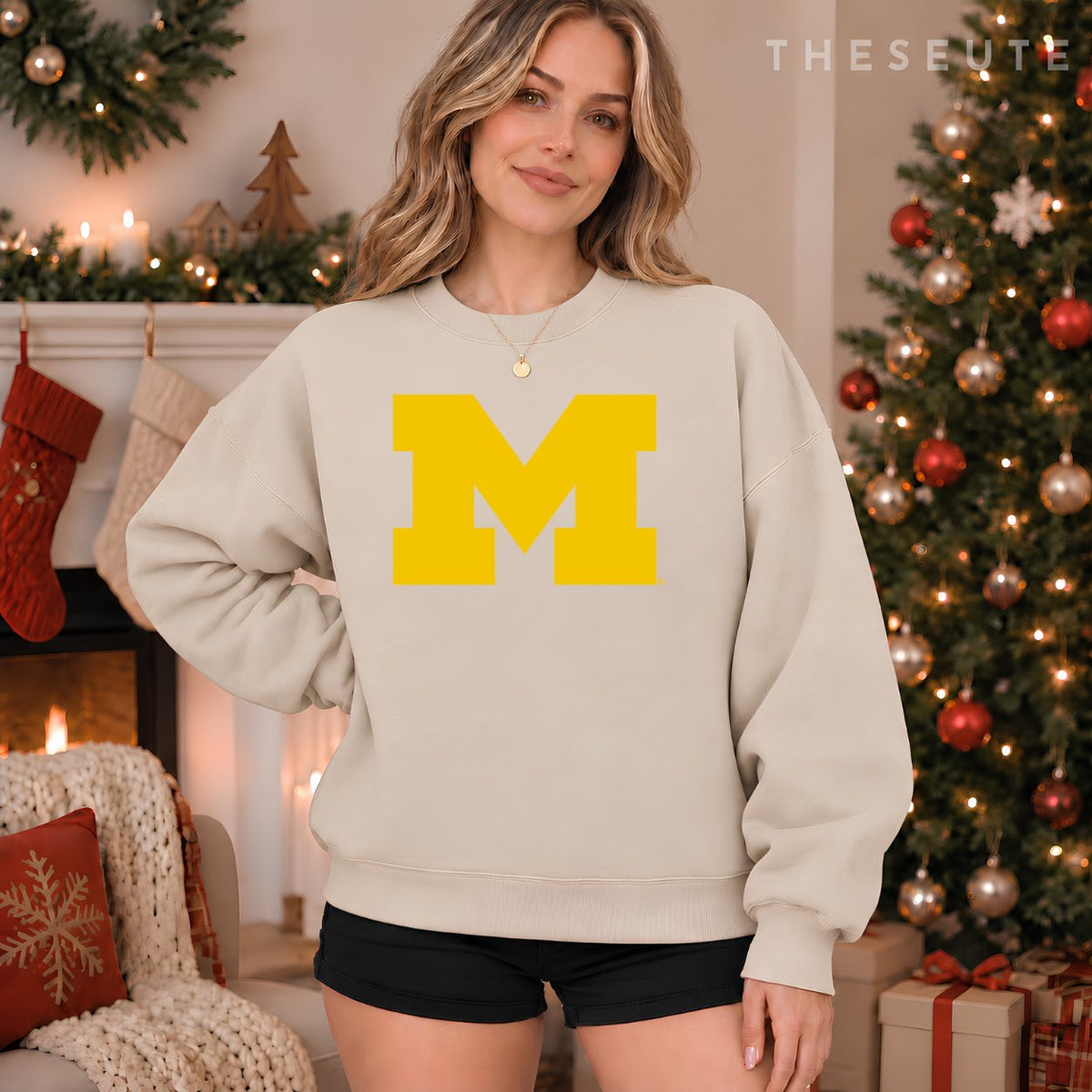 University of Michigan Wolverines U of M Primary Logo Sweatshirt