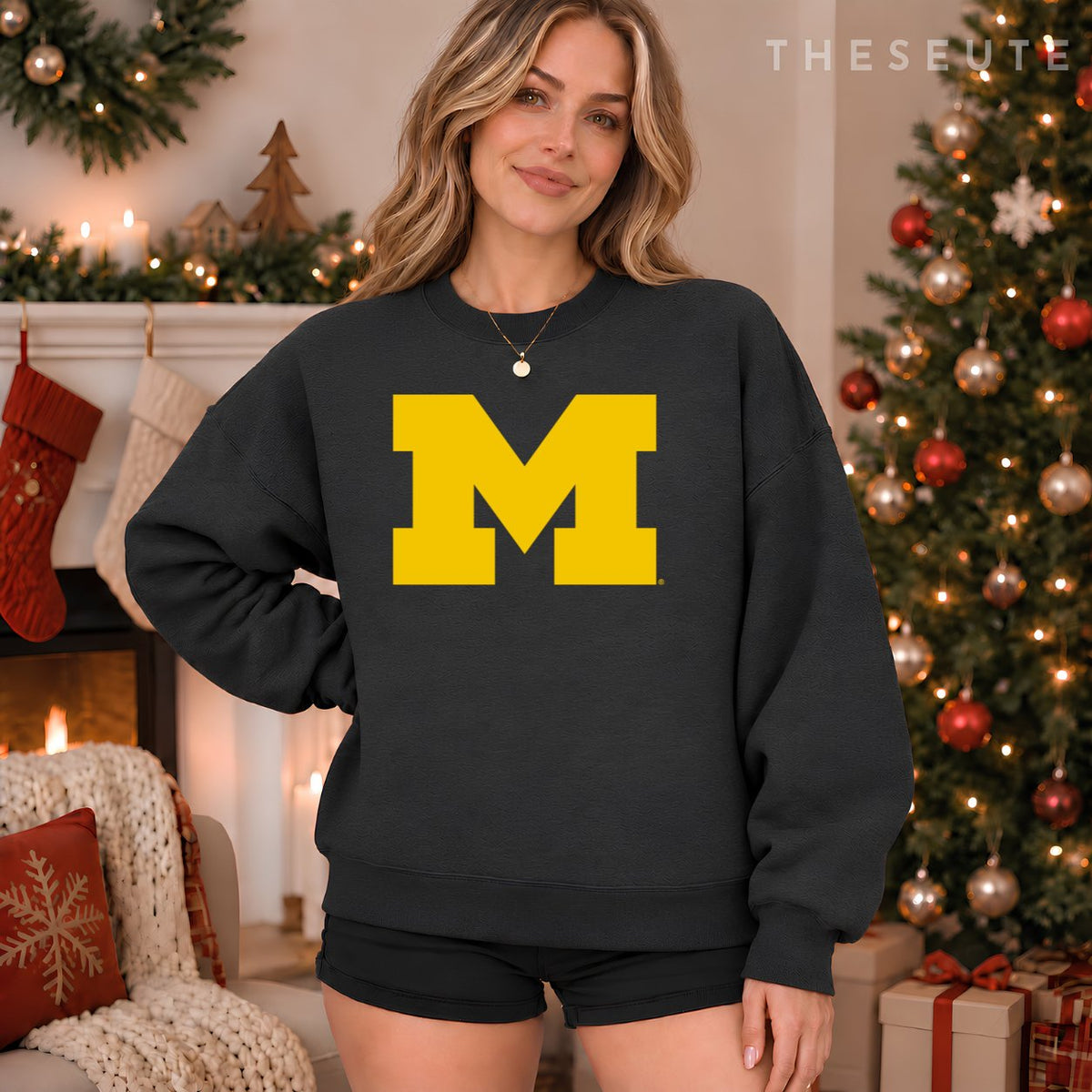 University of Michigan Wolverines U of M Primary Logo Sweatshirt