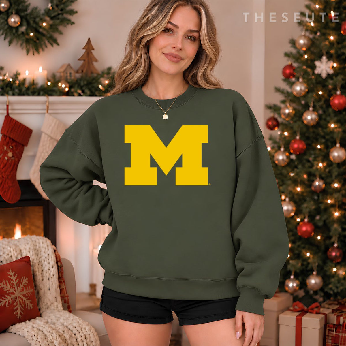 University of Michigan Wolverines U of M Primary Logo Sweatshirt