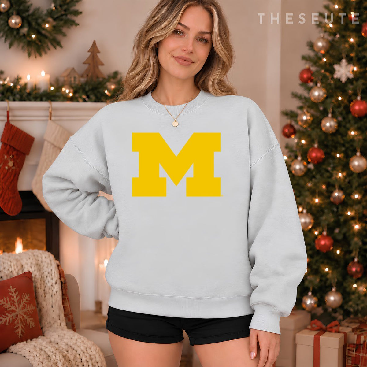 University of Michigan Wolverines U of M Primary Logo Sweatshirt