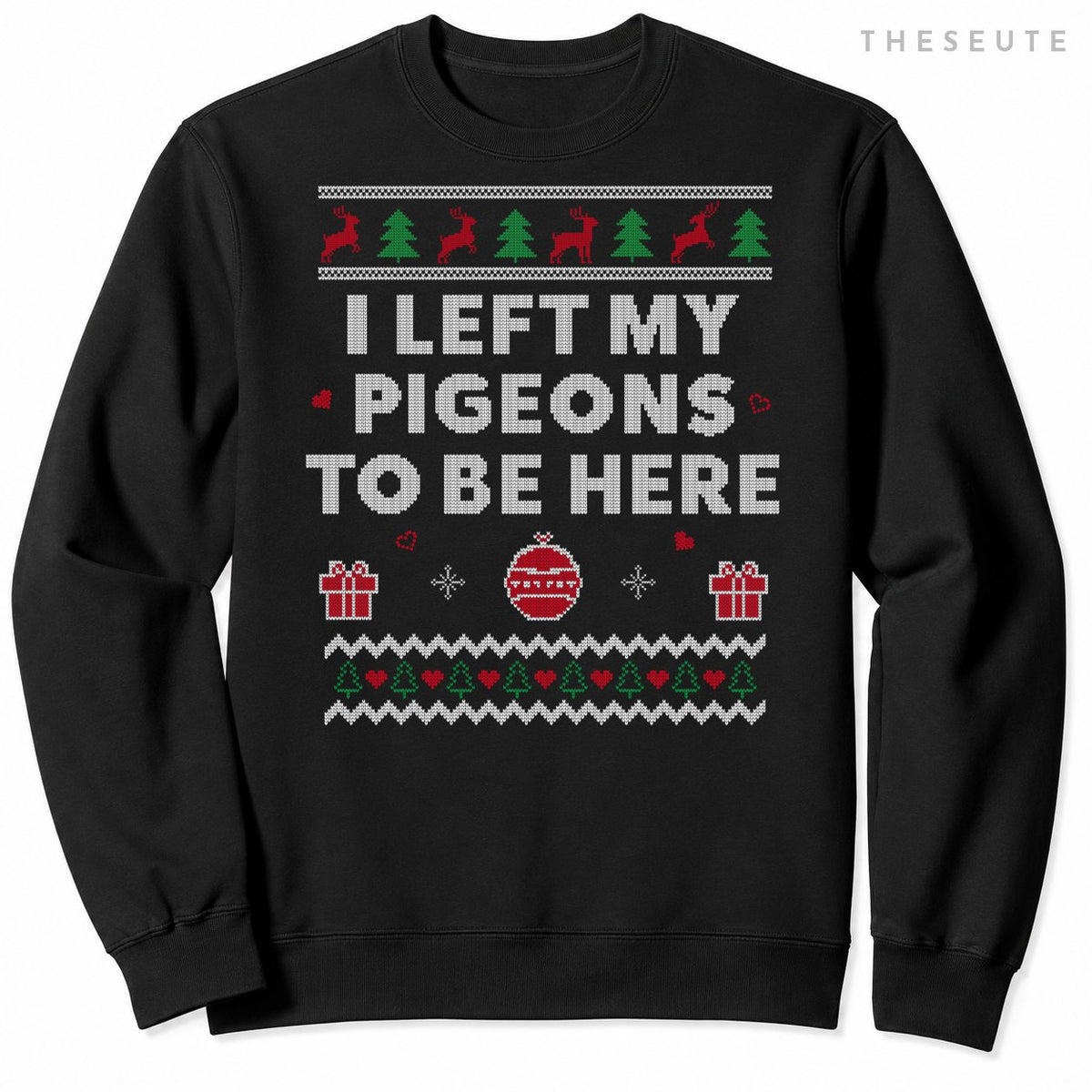 Pigeons Ugly Christmas Funny Pigeons Lover Sweatshirt