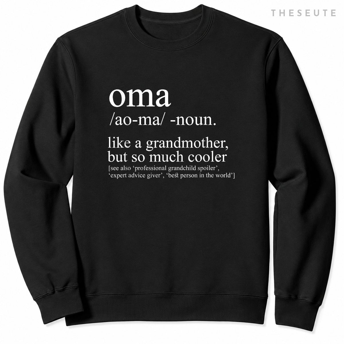 Oma Definition Funny Grandma Women Mother's Day Christmas Sweatshirt