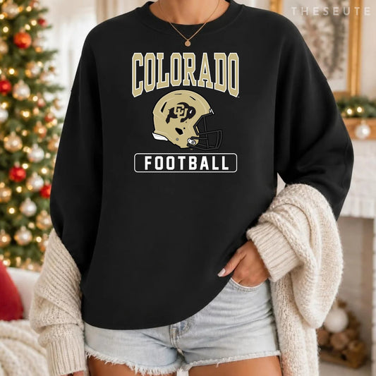 University of Colorado Buffaloes Football Helmet Sweatshirt