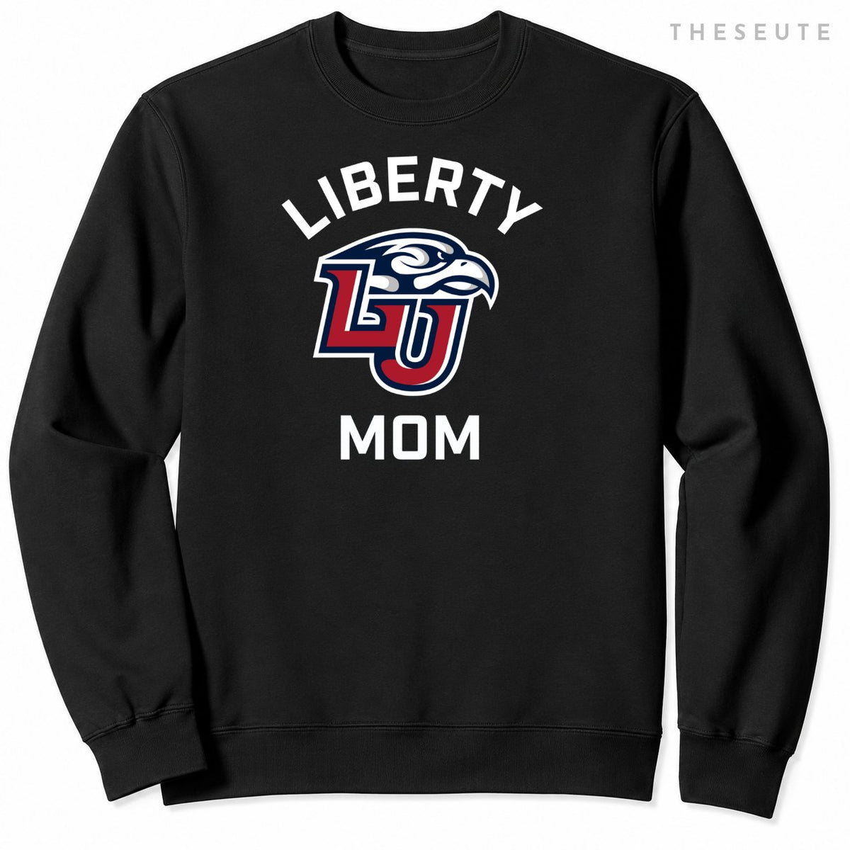 Liberty University Flames Arched Mom Sweatshirt