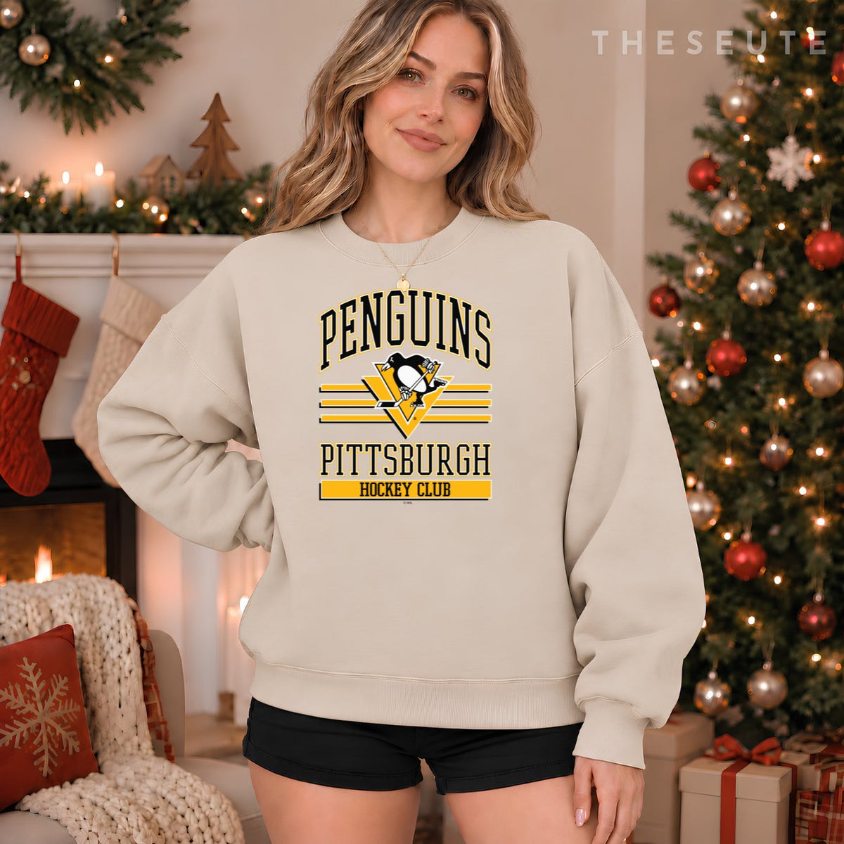 Pittsburgh Penguins Hockey Club Gray Officially Licensed Sweatshirt