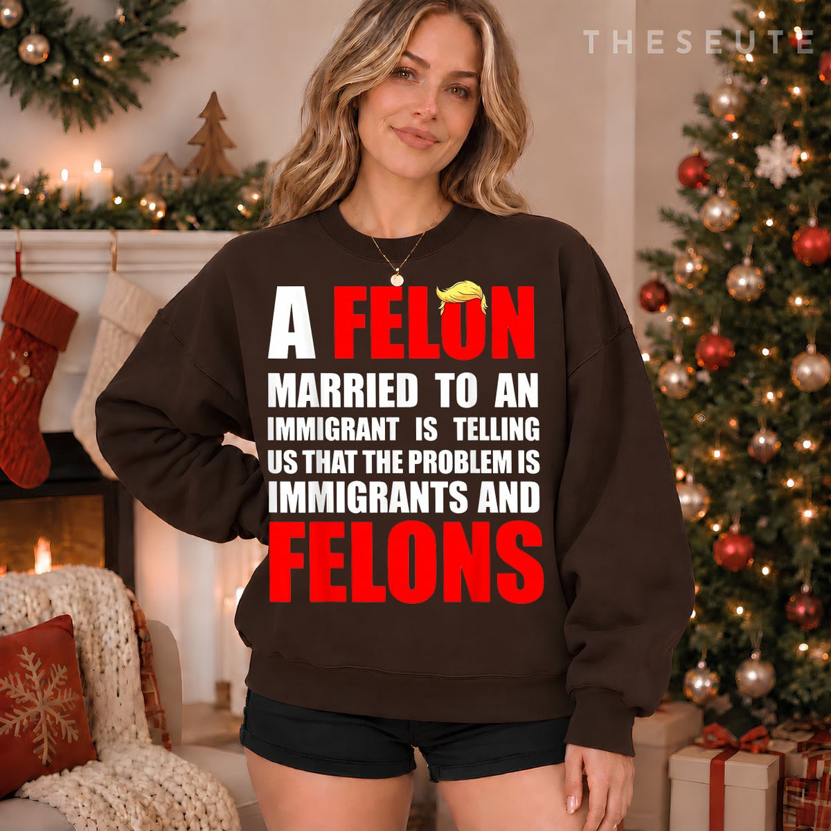 A Felon Married to an Immigrant is Telling Us that Problem Sweatshirt