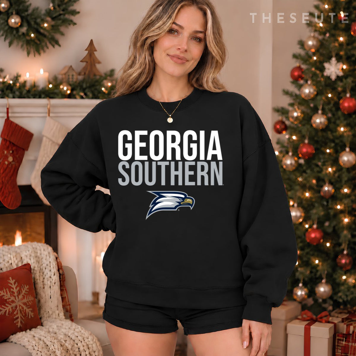 Georgia Southern University Eagles Stacked Sweatshirt