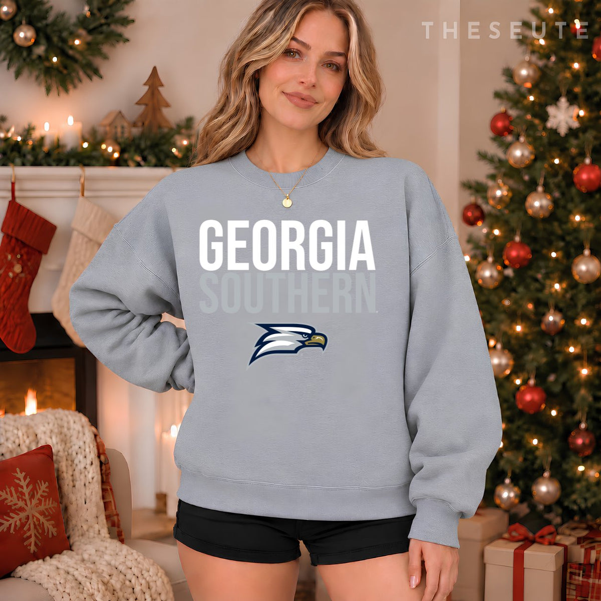 Georgia Southern University Eagles Stacked Sweatshirt