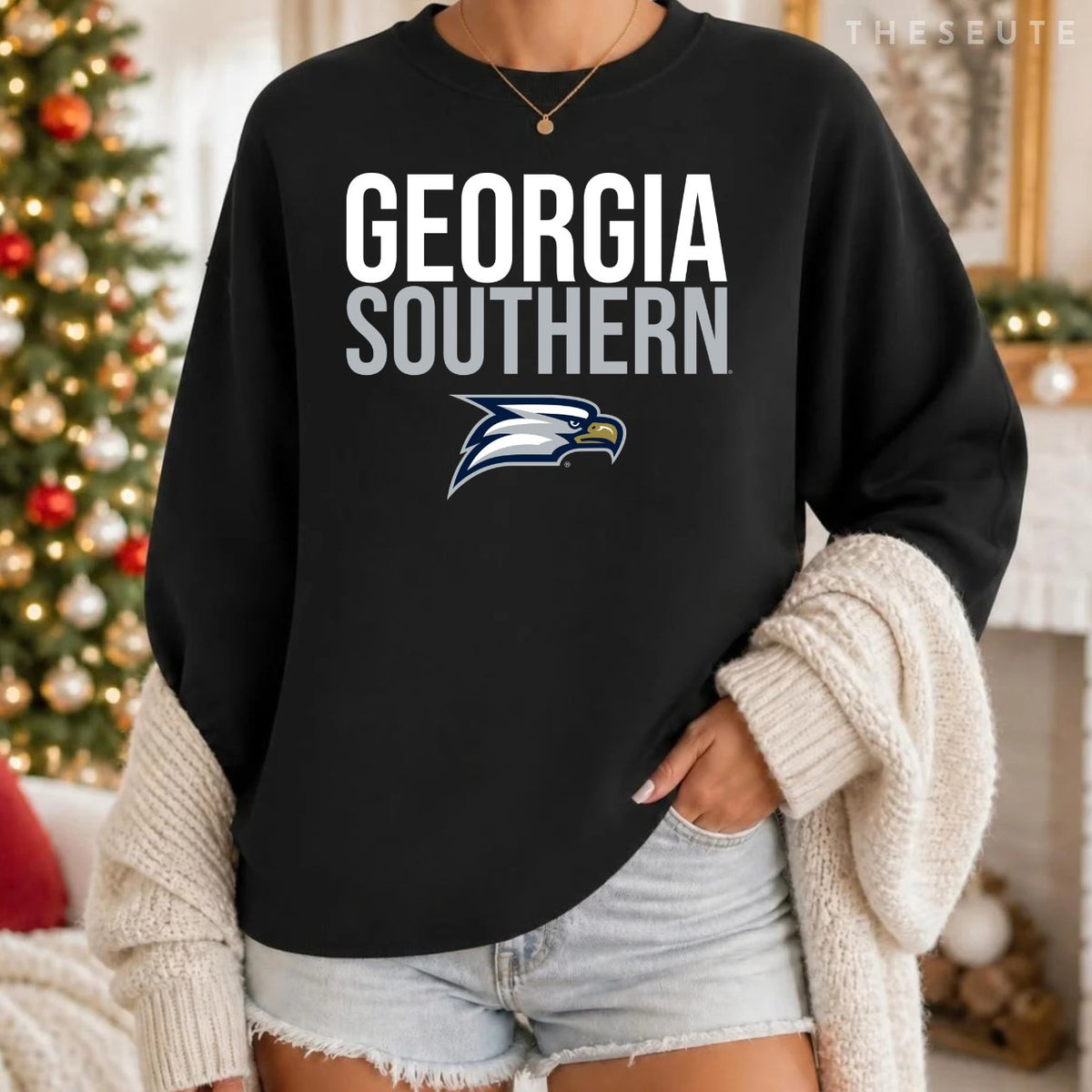 Georgia Southern University Eagles Stacked Sweatshirt