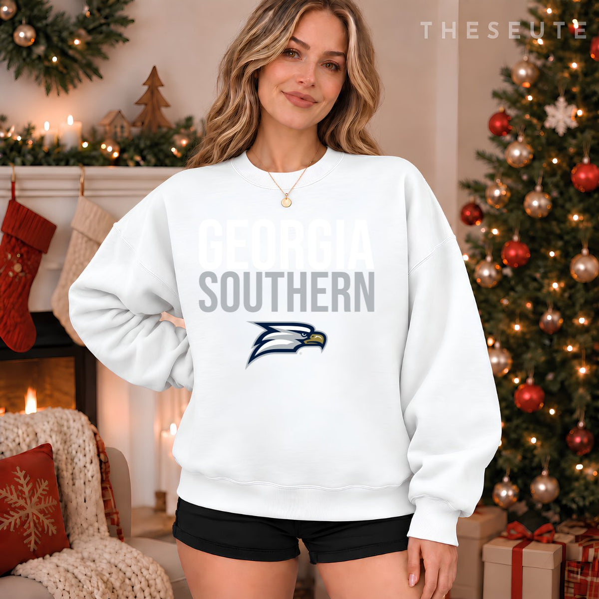 Georgia Southern University Eagles Stacked Sweatshirt