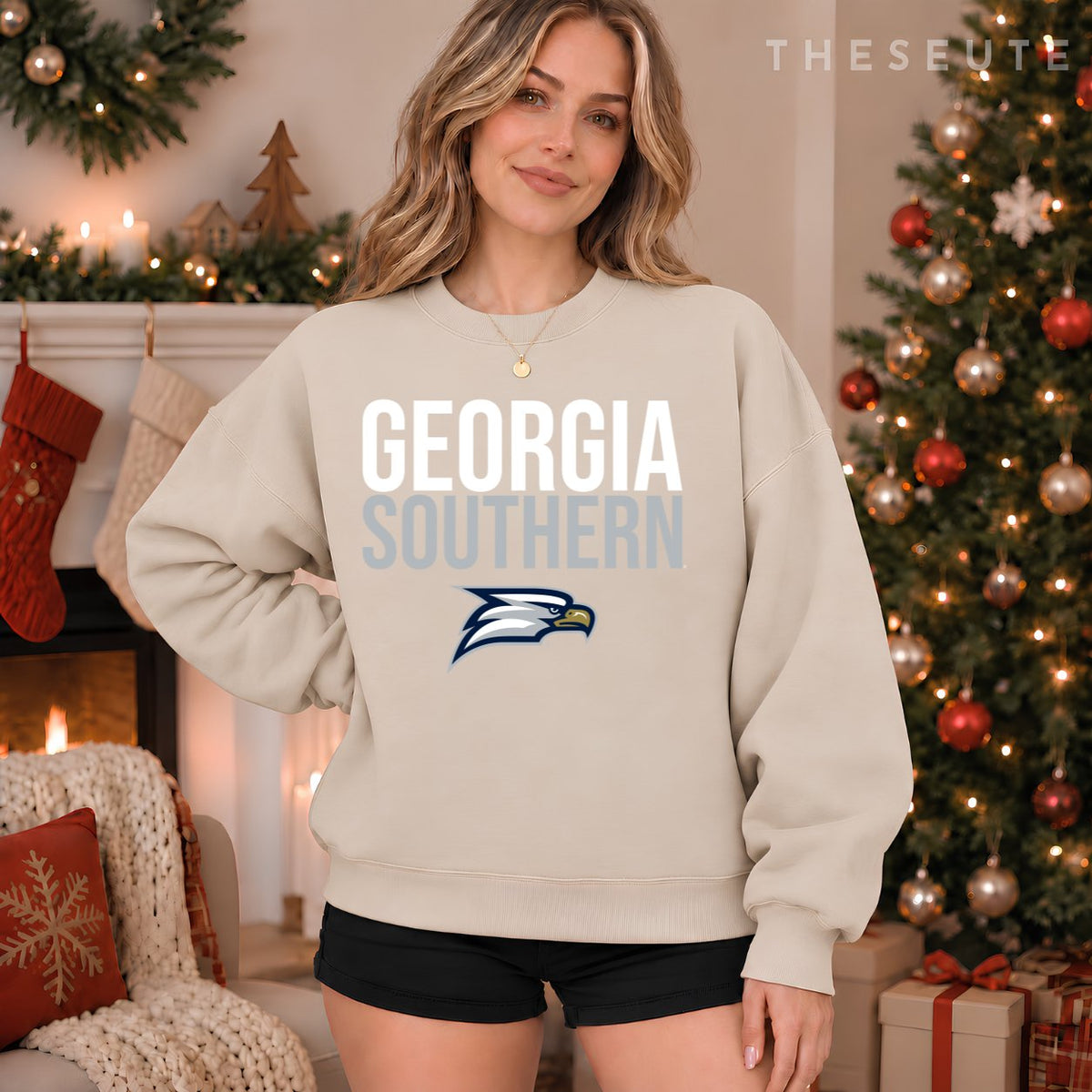 Georgia Southern University Eagles Stacked Sweatshirt