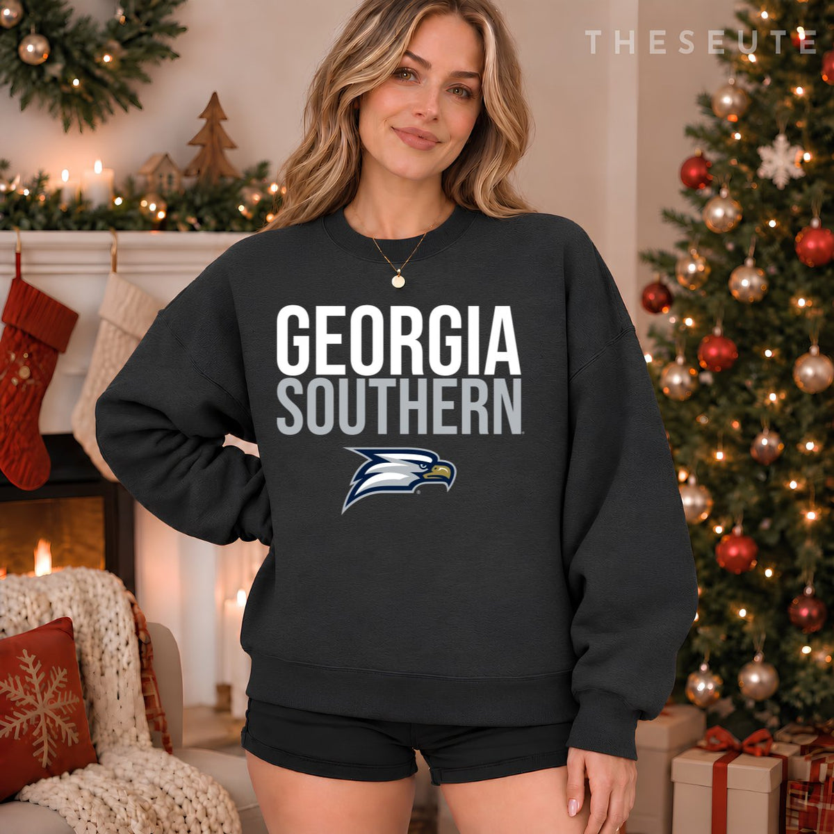 Georgia Southern University Eagles Stacked Sweatshirt