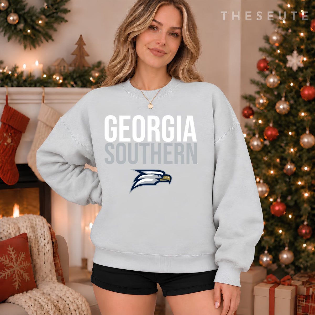 Georgia Southern University Eagles Stacked Sweatshirt