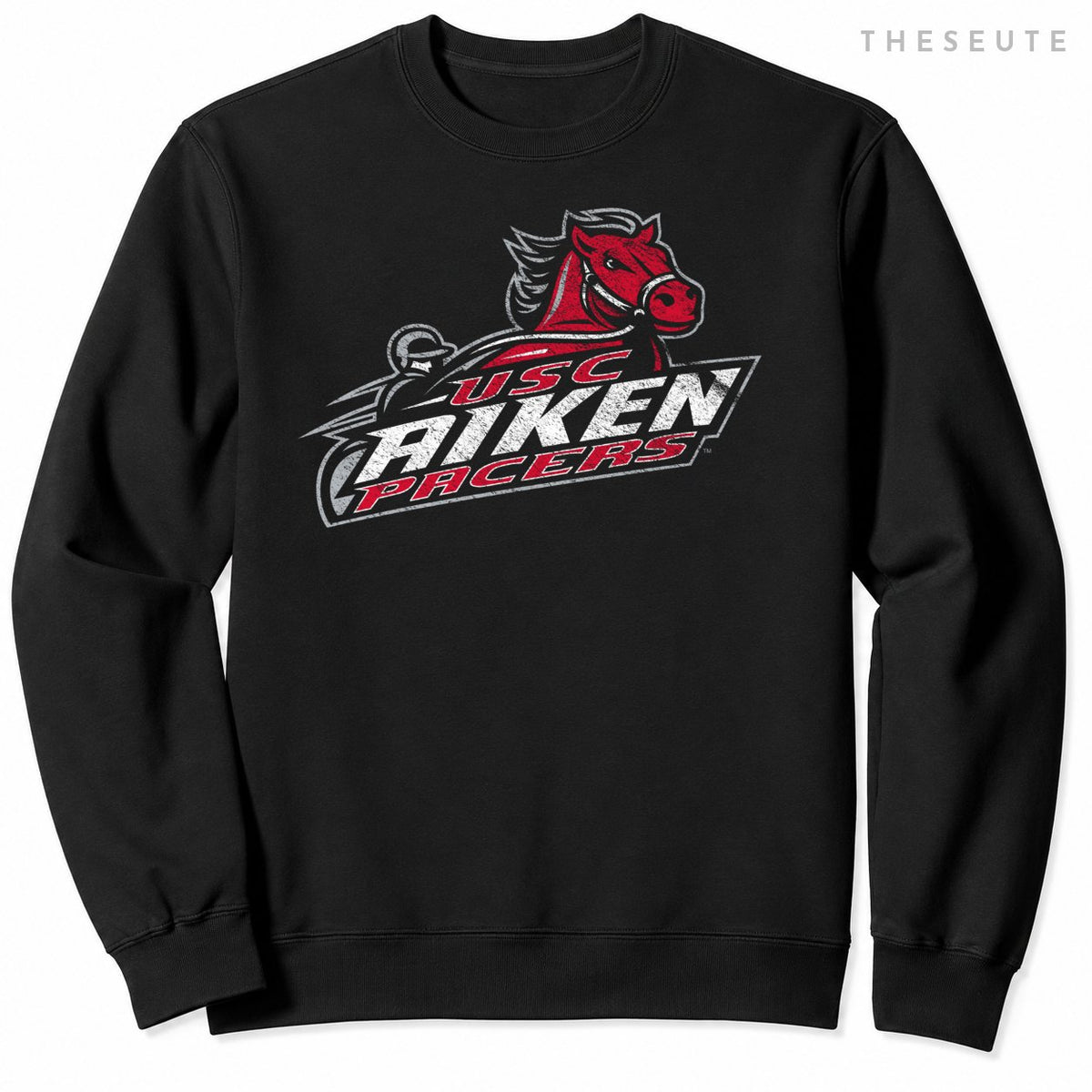 University of South Carolina Aiken Pacers Distressed Primary Sweatshirt