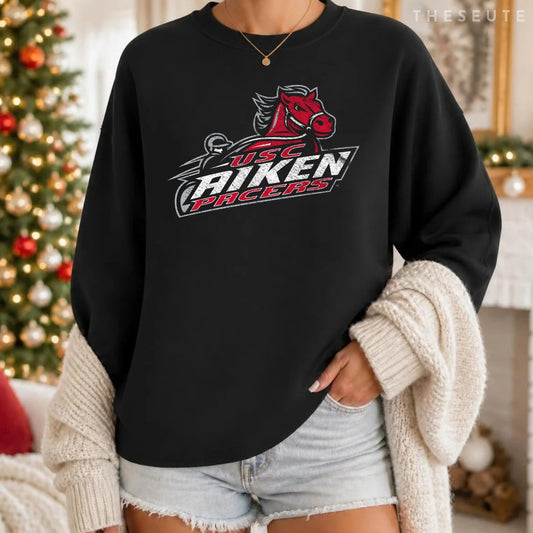 University of South Carolina Aiken Pacers Distressed Primary Sweatshirt