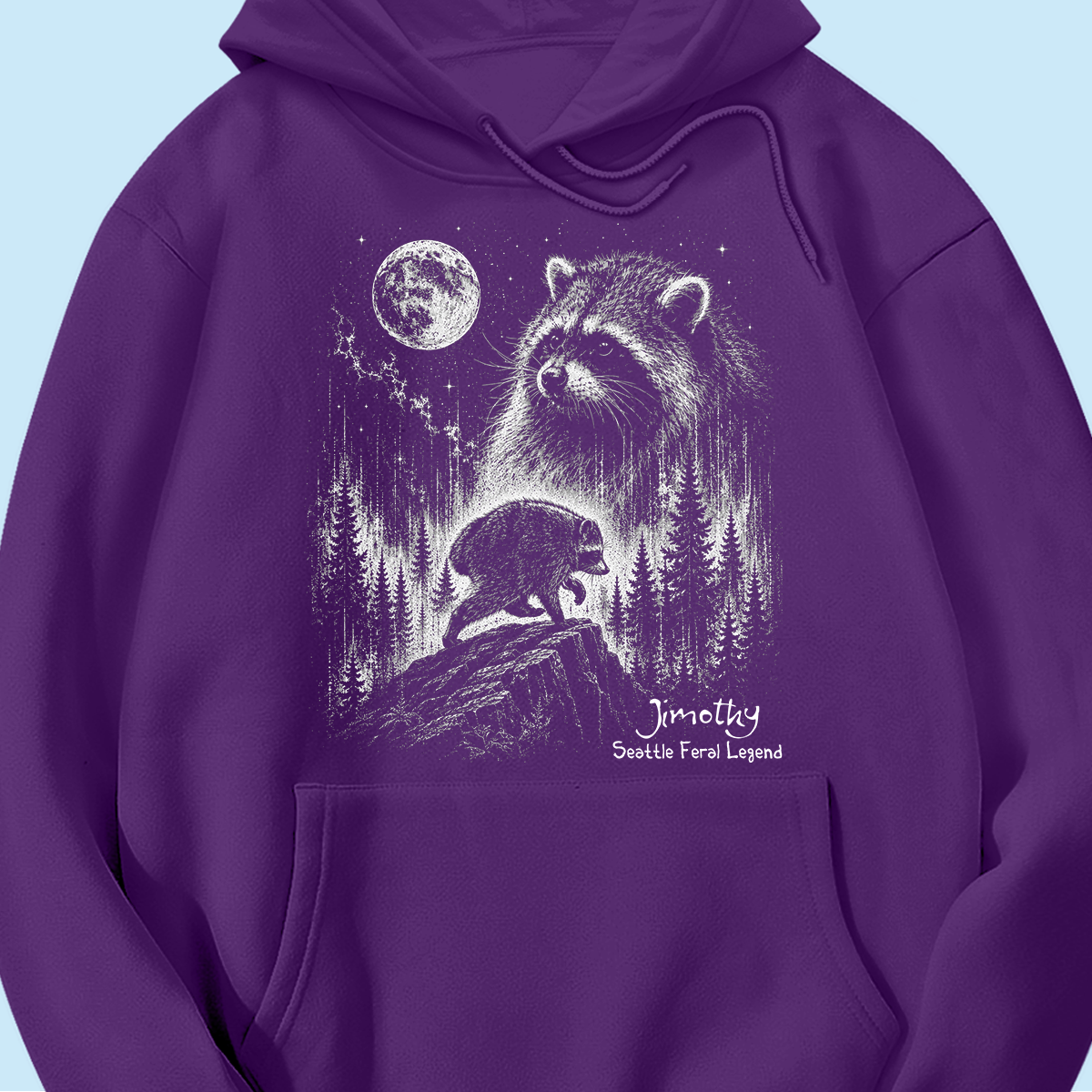Trending Viral Retro Vintage Jimothy Raccoon Shirt - Trending 2026 Seattle Feral Legend Shirt