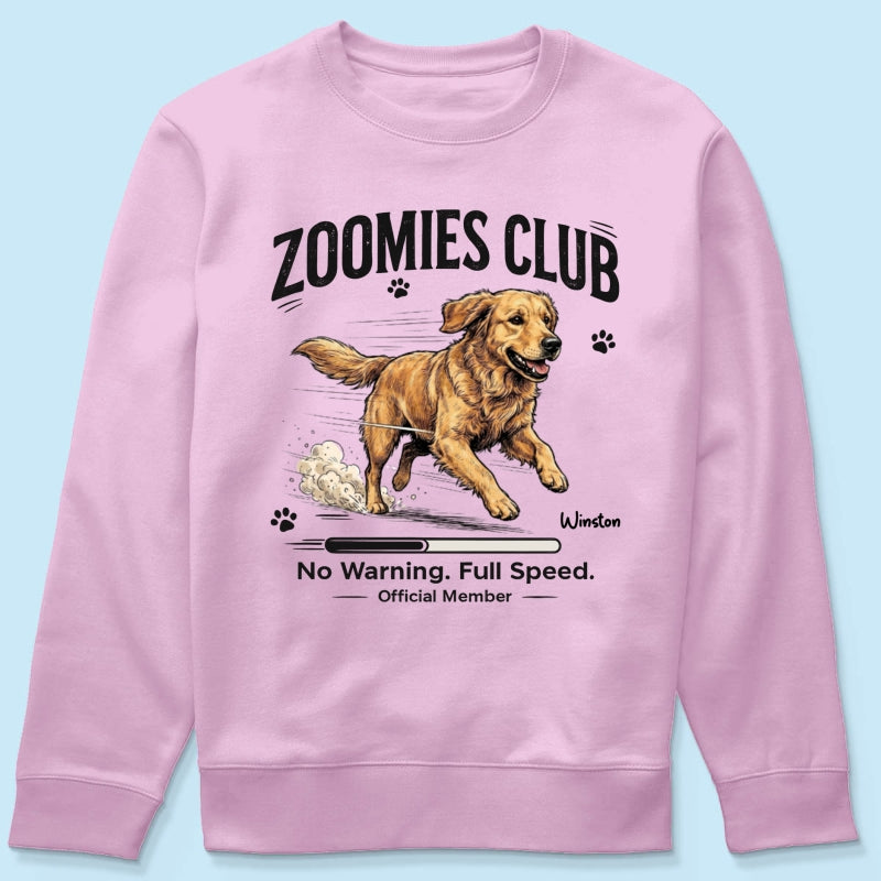 Midnight Zoomies Club Custom Pet Photo - Personalized Shirt - Funny Halloween Costume For Dog Cat Lover