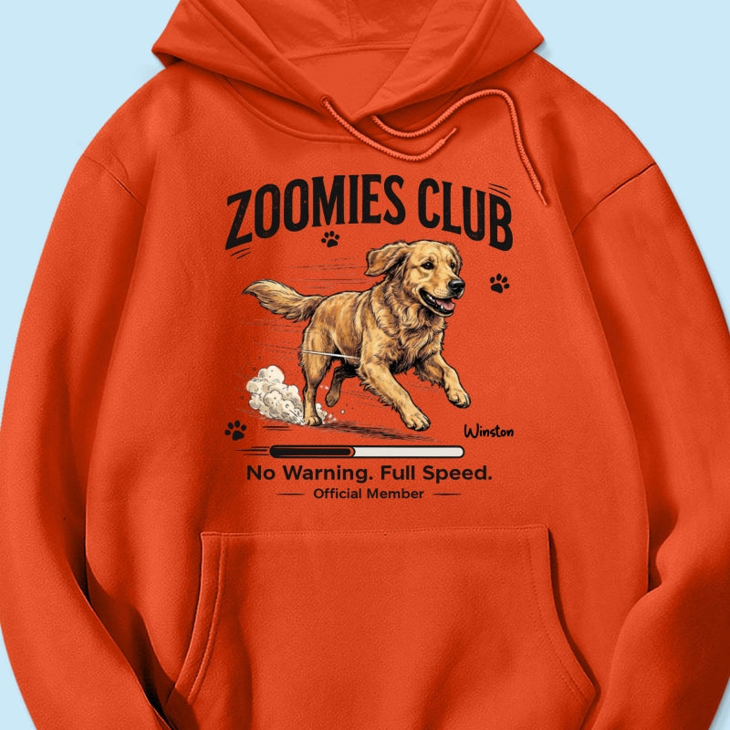 Midnight Zoomies Club Custom Pet Photo - Personalized Shirt - Funny Halloween Costume For Dog Cat Lover