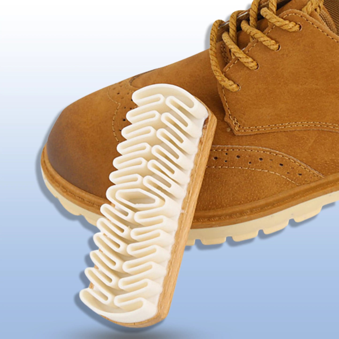 unmatte - suede silicone shoe brush