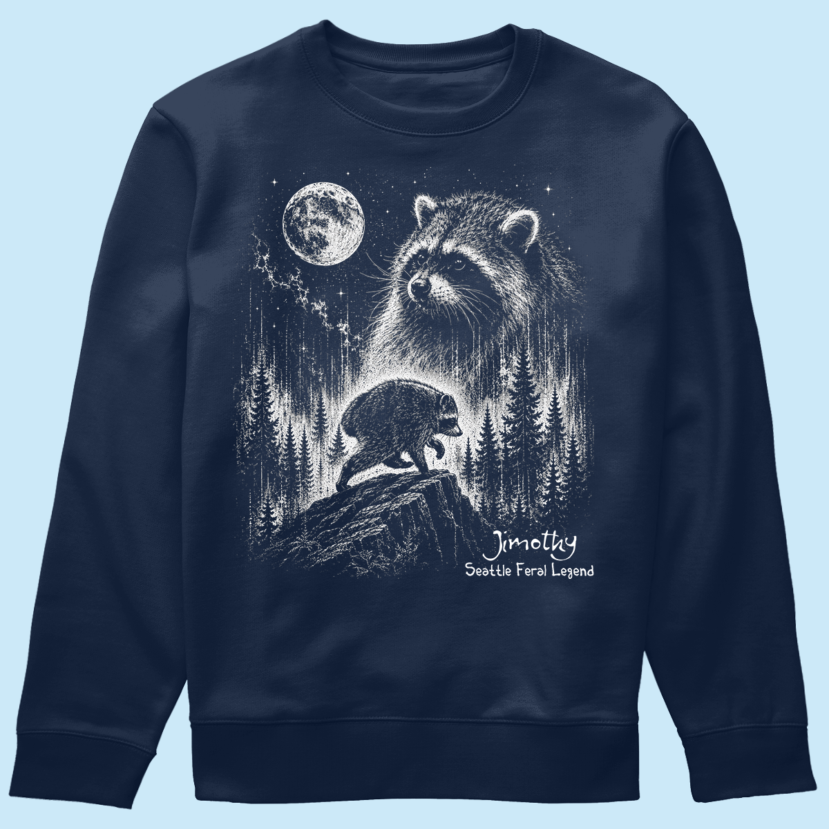 Trending Viral Retro Vintage Jimothy Raccoon Shirt - Trending 2026 Seattle Feral Legend Shirt