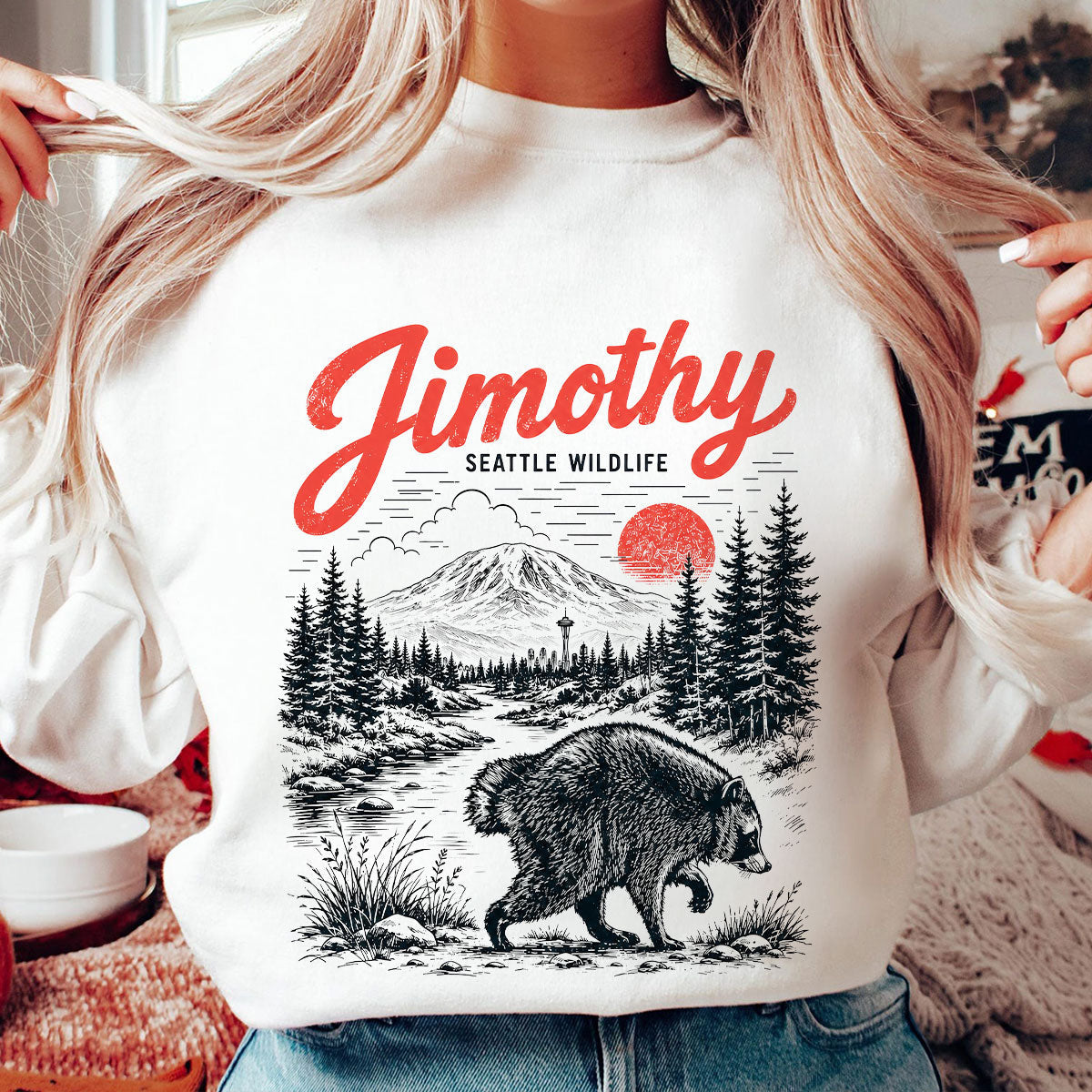 Lovable Viral Seattle Jimothy Raccoon Shirt - Trending 2026 Shirt
